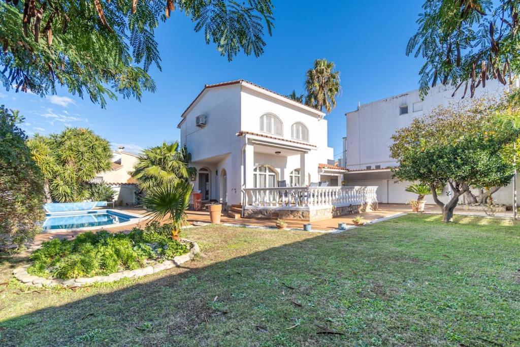 Sm21-Gran Casa De Vacaciones En La Playa, 4 Habitaciones, Climatizada, Piscina, Barbacoa Y Wifi Ampuriabrava Exterior foto